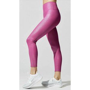 NWT CARBON38 Iridescent Ribbed High Rise 7/8 Leggings